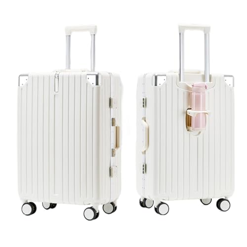 [Zentapo] �X�[�c�P�[�X �L�����[�P�[�X �@���������� 20�C���` �r�W�l�X�P�[�X �y�� �ϏՌ� ��� ���@�\ �B���t�b�N �J�b�v�z���_�[�t�� �_�u���L���X�^�[ 360�x��] ���A�� �C�w���s 1��2�� (�z���C�g, 20�C���`)