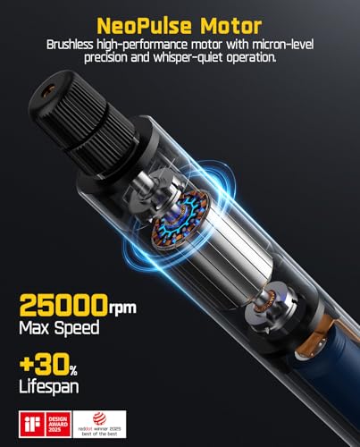 Fanttik F2 Master Mini Cordless Rotary Tool Kit 4V & Fanttik G9 Nano Electric Spin Scrubber