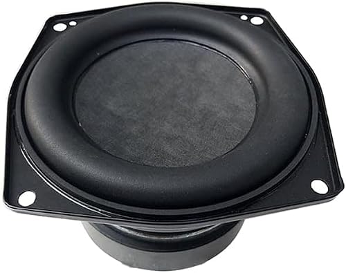 Desconocido 3D 1 Pieza Altavoz de Graves Medios de 4 Pulgadas 4Ohm 40W Woofer Medio Hub Largo de Baja frecuencia para Altavoz doméstico