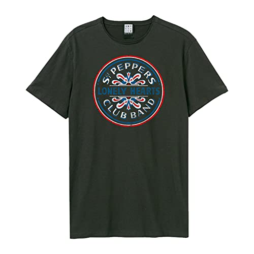 Amplified – T-shirt Sgt. Peppers The Beatles pour Adultes Unisexe - Les Beatles, Paul McCartney, John Lennon, RIngo Starr, George Harrison Amplified - T-shirt Sgt. Peppers The Beatles pour Adultes Unisexe