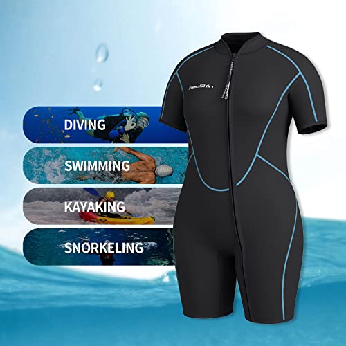 Seaskin Plus Size Shorty Wetsuit For Womens (Large, Womens Plus Size) #TOP3