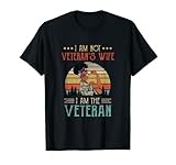 Photo Gallery im non i veterani moglie sono il veterano nero donne maglietta Photo Gallery im non i veterani moglie sono il veterano nero donne maglietta