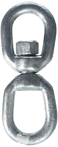 NATIONAL MFG/SPECTRUM BRANDS HHI N241-117 Galv Swivel Open Link, 1/2