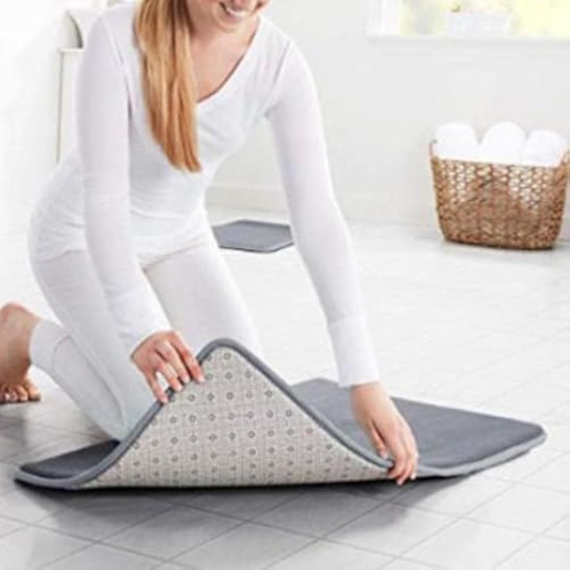 Memory Foam Bathroom Rug Set, Non-Slip