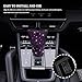 Tecledsn Bling Bling Auto Gear Shift Knob Cover, Car Shifter Cover, Shift Gear Cover with Crystal Glitter Bling Rhinestones, Interior Accessories Car Knob Gear Stick Protector for Women Girl (Purple)