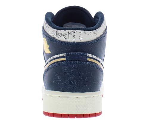 Image of Nike Boys' Air Jordan 1 Mid GS Sneakers