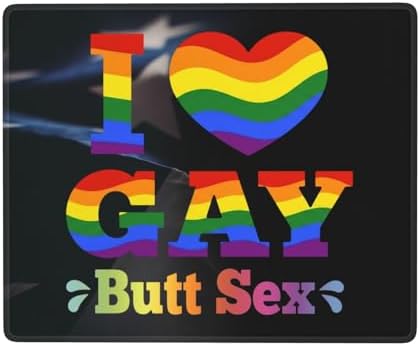 I Love Gay Butt Sex Desk Decor Precision Mouse Pad 7x9in for Office Comfort image 4