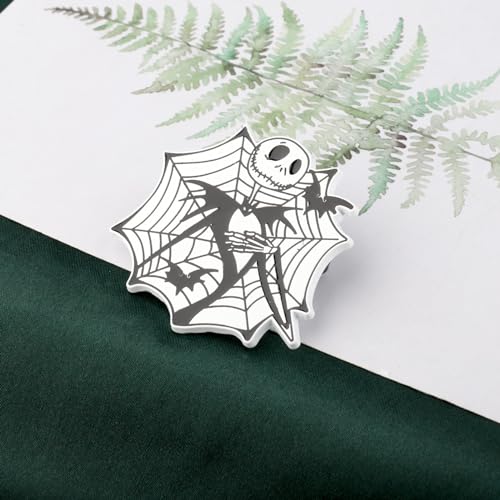 Image of KEYCHIN Jack Brooch Jack Fans Jewelry Jack Nightmare Enamel Pin Nightmare Jack Merch