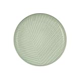 Premium Porzellan Teller mit Blattoptik