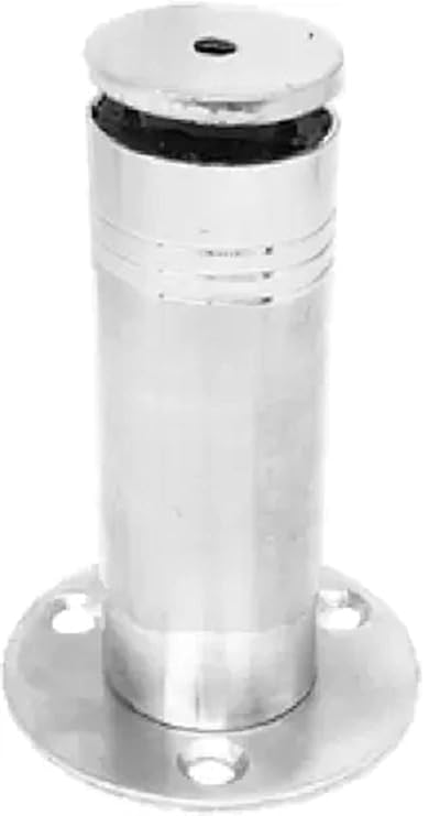 Smart Shophar Stainless Steel Round Door Magnet 3 Inches Silver, Pack of 4 / Soft-Catch/Reliable Performance/Enhances Door Security/Door Stop/Door Holder