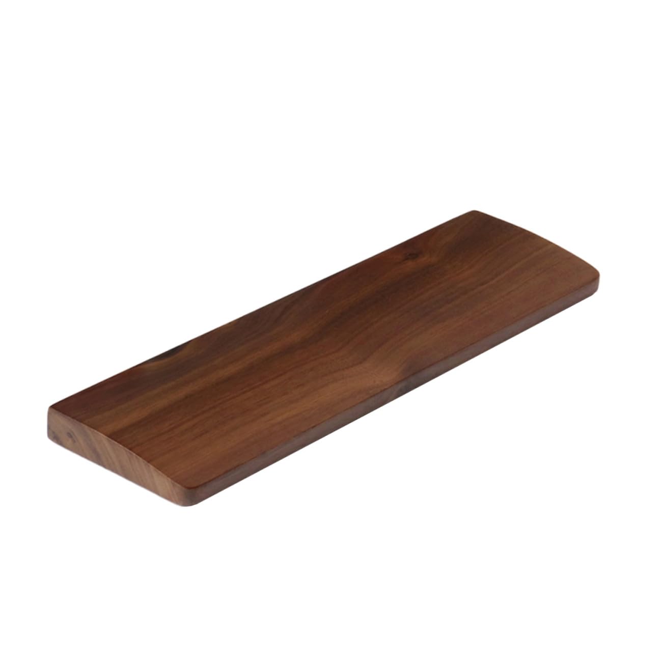 Housoutil Ergonomische Handgelenkauflage Komfortable Tastaturstütze aus Walnussholz 360x80mm Natürliche Holzstruktur für Computerarbeitsplatz