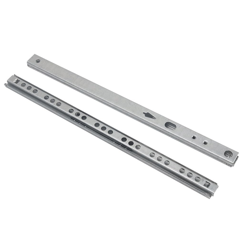 ACVACV Heavy Runners Ball Bearing Drawer Slides Rail, for Home Garden Telescopic Steel Duty Rail Slide Furniture Hardware Fittings(11inches (278mm))