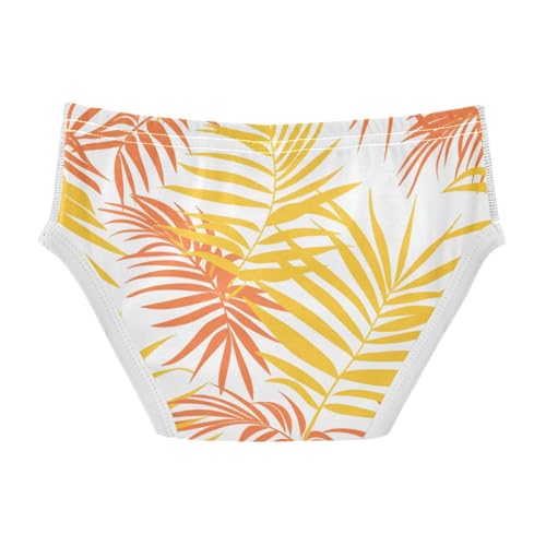 GuoChe Briefs for Boys Soft Cotton Yellow Leaves in Sizes 2T,3T, 4T, 5T, 6Y and 8Y2