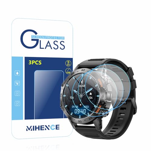 Mihence 091800323 Screen Protector Compatible For K52 1.39 Inches Smartwatch cover