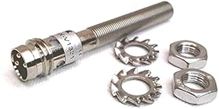 TURCK BI1-EG05-AP6X-V1331 SENSOR, NORMALLY OPEN, PNP (SOURCING), 10-30 VDC, STRAIGHT W/ADAPTER, INDUCTIVE, STANDARD, 3 PIN, PICOFAST METAL/MALE, 1MM RANGE, FULL THREAD, 5MM SIZE, 1 LED, STAINLESS STEE