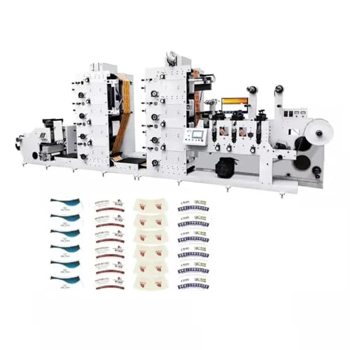 Impressora de copos de papel flexográfica digital rolo a rolo de 1 a 10 cores, máquina de impressão