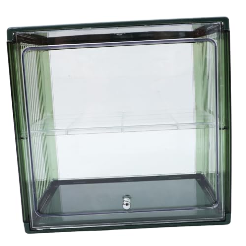 COLLBATH Box Transparent Kitchen Storage Organizer for Fresh Breads and Snacks Plastic Container for Countertop Use Space Saving Design