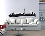 hannover messe laatzen hbf Wandtattoo zur Selbstmontage PrimeStick Wandtattoo Wandaufkleber Hannover Skyline mit Sehenswürdigkeiten #141B rot 250cm x 85cm