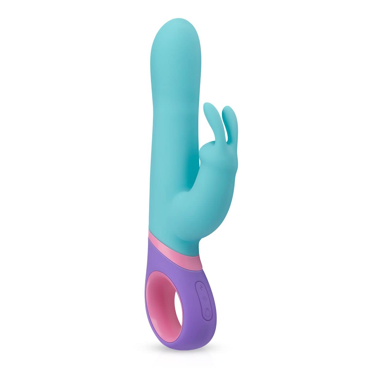 Vibratore di Coniglio Meta – Bunny Vibratore per Donna – Stimolatore del Coniglio Clitorideo in Cima – Blu/Viola