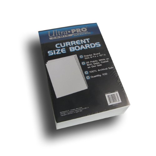Ultra Pro Comic Series Silver Age Size Boards 7 x 10 1/2 Pack of 100