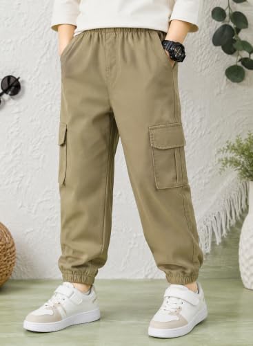 Image of TAGAS Boys Side Pocket Cargo Pant|| CargoPants|| Regular Slim Pant for Kids ||Relaxed Trouser ||Joggers Pant for Men ||Boy Loose Comfortable Cargos|