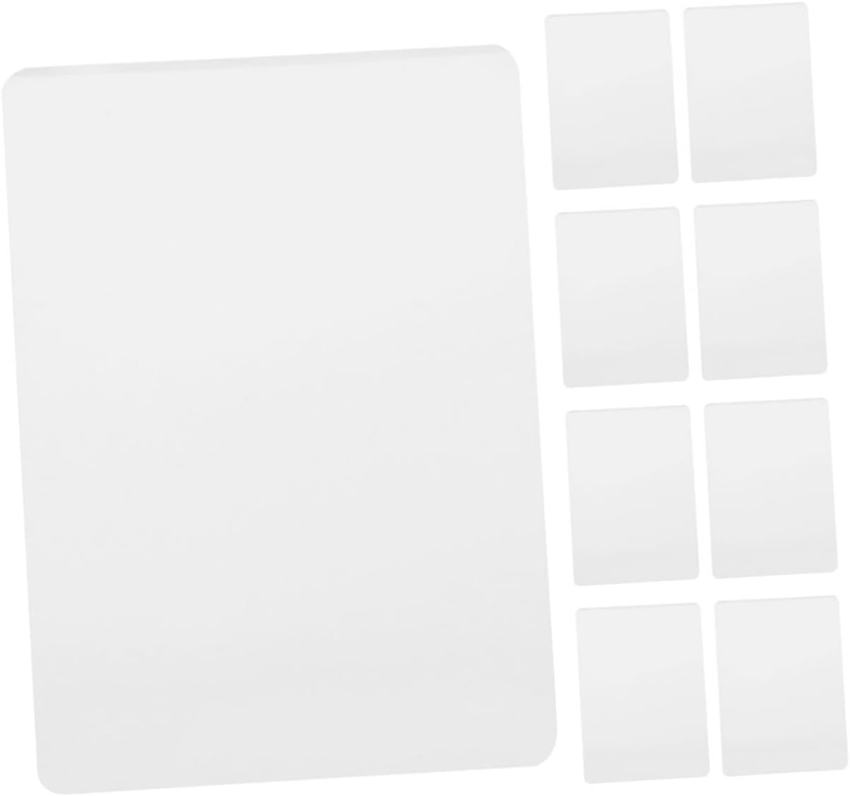 SHOWERORO 200sheets Laminating Pouches Transparent Photo Film for Documents Cards and Menus Mil Fade Resistant Easy Storage Great for Office School