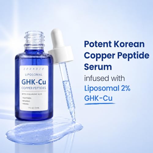 Copper Peptides Serum for Face with Liposomal 2% GHK-Cu, PDRN, Multi-Peptide & Hyaluronic Acid - Advanced Korean Anti-Aging Serum for Fine Lines, Firming, Skin Elasticity- 1 Fl Oz - Image 8
