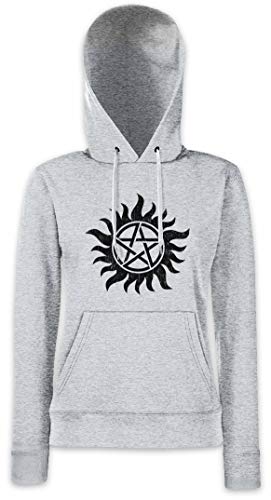Anti Possession Symbol Femme Hoodie Urban Backwoods pour Rester au Chaud avec Style