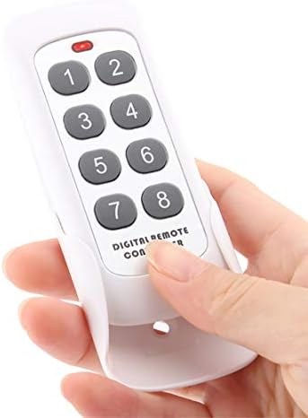 ZUYOOK 433 Tuya Smart Single Fire Zero Fire Universal Touch Switch Home Remote Control 8 buttons (white, HFY8)