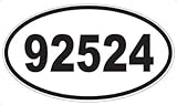 US Decal, Inc. Number 92524 Oval Sticker