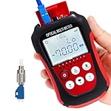 D YEDEMC Fiber Optic Cable Tester Portable Optical Fiber Power Meter FC/SC/ST Universal Interface Integrated OPM, VFL, and RJ45 Functions (OPM-VFL-4)