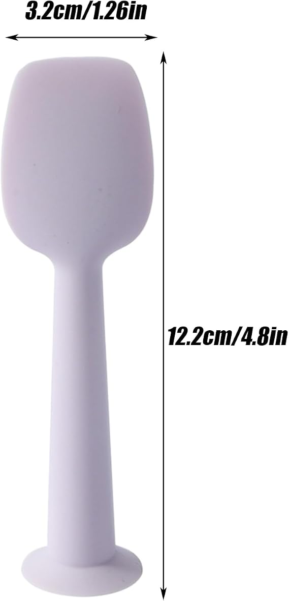 Qyljeiwred Diaper Paste Spatula | Baby Cream Spatula With Suction Base,Soft Paste Applicator Wipe Balm Tool For Bath Nursery Cheeks And Butt Care