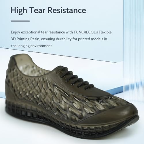 Image of 3D Printer Resin, Flexible & Upgraded Tough (Shore 90A) Resin, Soft Rubber /TPU Like Resin, 405nm UV-Curing Resin for MSLA /DLP /LCD Printers,High Precision & Impact-Durable Resin, Black 1000g | Good softness,High precision,softness and strength