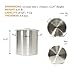 GasOne Stainless Steel Brew Kettle Gas Stove Pot 5 Gallon 20 Quart Satin Finish with lid/Cover for Beer Brewing, Crawfish, Crab Pot Perfect for Boiling Sap for Maple Syrup