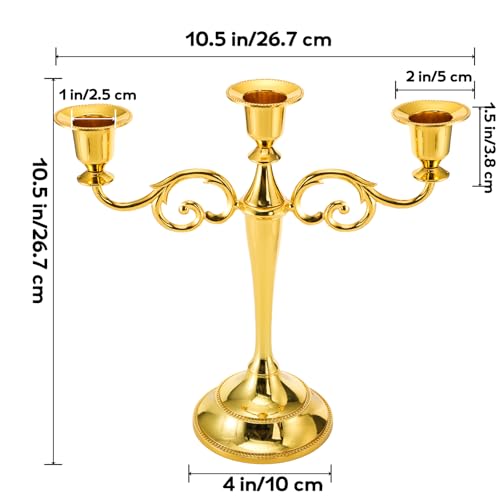 Youeon 3 Arm Gold Candelabra thumb #1