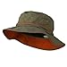 e4Hats.com Big Size Adjustable Draw Cord Talson UV Bucket Hat (2XL-3XL, Olive)