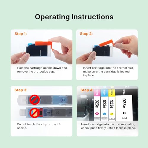 Image of 923XL 923 Ink Cartridges Combo Pack: Replacement for HP 923 Ink Cartridges
