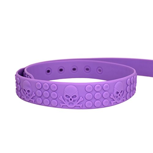 TrendsBlue Premium Skulls Silicone Rubber Belt2