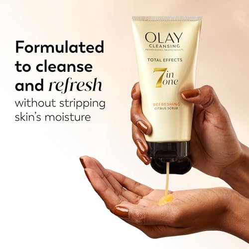Olay Total Effects Refreshing Citrus Scrub Facial Cleanser, 5 oz (Pack of 3) - image 6