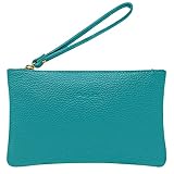 Bolso de mano de mujer hecho de piel auténtica