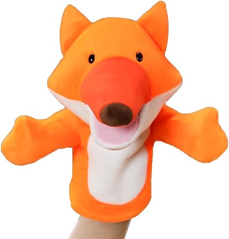 Amazon Co Jp フォックスハンド人形 ソフトトイおもちゃ面白いぬいぐるみ動物の手の人形の人形おもちゃ ストーリーテリング 教え 就学前 ロールプレイ 誕生日クリスマスプレゼント おもちゃ