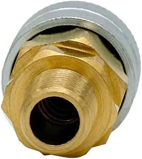 High Performance Air Hose Fittings, Automatic Quick Coupler, ARO 210, A Type, 1/4"" Coupler x 1/4"" Male Thread NPT (5pcs)