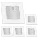 Produktbild LEDANDO Set LED Treppenbeleuchtung Warmweiß 3000K inklusive Zwei Einheiten mit Bewegungsmelder und 15W Trafo, Set:5er Set inkl. 2 x Sensor