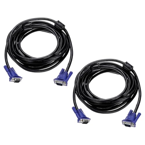 Câble VGA 4.9m pour relier un PC portable à un moniteur ou un projecteur de salle de réunion