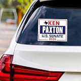 Ken Paxton for Texas Senate 2026 Vinyl Sticker, Vote Ken Paxton Decal, Republican, Texas Senate Elections 2026 Bumper Sticker (Rectangular, 6" x 4.5")
