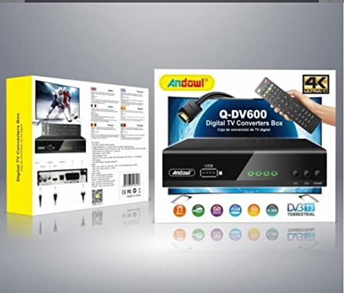 Ricevitore digitale terrestre MPEG4 DVB-T3 HD 4K D Andowl