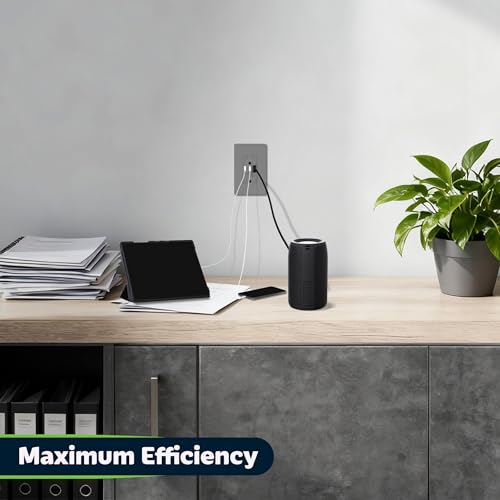Image of TOPGREENER 4.2A 3-Port Type C USB Outlet, 15 Amp Receptacle Plug, Charging Power Outlet with Dual Type C&A Ports, Screwless Wall Plate Included, UL Listed, Residential Grade, Gray, 2 Pack
