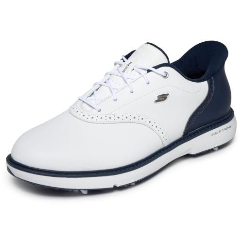 Image of Skechers Men's Prestige Slip-Ins Golf Shoe | Golf, Waterproof, Slip-ins, Arch Fit, ECO FLIGHT Cushioning, Premium Leather, Lightweight
