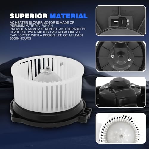 Image of 700001 HVAC Blower Motor Compatible with 1994-1997 Honda Accord, 1992-2000 Civic, 1992-1996 Prelude, 2000-2006 Insight, 1997-1999 Acura CL, 1994-2001 Integra, Replace# 79310-SR3-A01