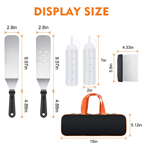Kit de accesorios para parrilla AULTONG 6 piezas acero inoxidable miniatura 2
